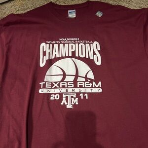 Gildan Texas A&M Maroon Champions Graphic Tee